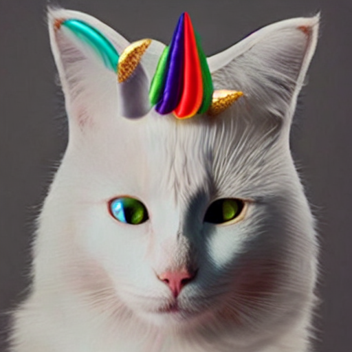 Cat unicorn hybrid