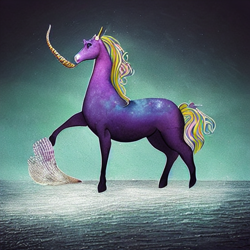 Mermaid unicorn hybrid.